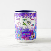 Onderwater Zee Schildpad Vrienden 'Coffee Mok (Midden)