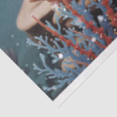 Onderwater Zee Schuim en Gouden Waterverf Zeemeerm Tissuepapier (Detail)