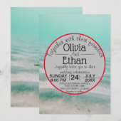 Onderwater zee ster marvy Weddenschap Kaart (Voorkant / Achterkant)