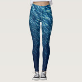 Onderwater Zee Visschool Abstract Leggings (Voorkant)