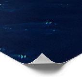 Onderwater Zee Visschool Abstract Poster (Hoek)