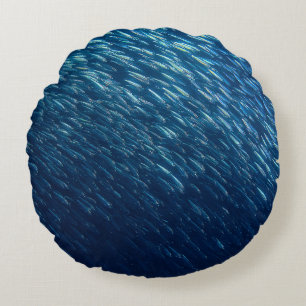 Onderwater Zee Visschool Abstract Rond Kussen