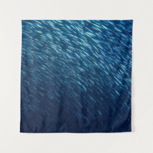 Onderwater Zee Visschool Abstract Wandkleed
