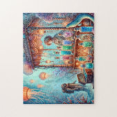 Onderwater Zeemeermin & Diepzee-Duiker Legpuzzel (Verticaal)
