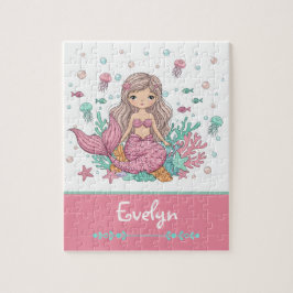 Onderwater zeemeermin puzzel