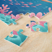 Onderwater zeemeermin puzzel legpuzzel (Zijkant)