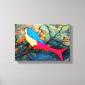 onderwater zeemeermin verpakt canvas (Voorkant)