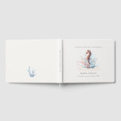 Onderwater Zeepaard Zeewier Koraal Bruidsfeest Gastenboek (Volledig)