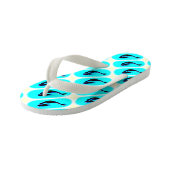 onderwater zeese zeemeermin kinder teenslippers (Schuin)