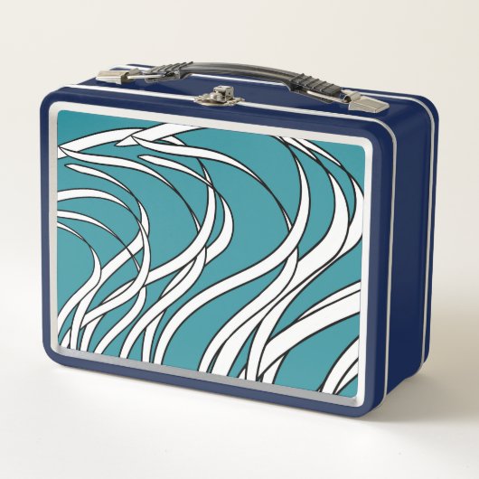 Onderwater zeewier in blauw (Voorkant)