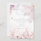 Onderwater zeewier | Nassel Opslaan Datum Kaart (Voorkant)