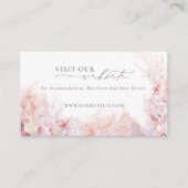 Onderwater Zeewier | Zeeschelp Bruiloft Website Informatiekaartje (Voorkant)