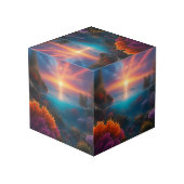 Onderwater zonsondergang landschap kubus (Achter hoekig)