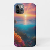 Onderwater Zonsondergang Tropisch 1 Case-Mate iPhone Case (Achterkant)