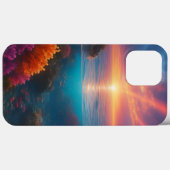 Onderwater Zonsondergang Tropisch 1 Case-Mate iPhone Case (Achterkant (horizontaal))