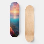 Onderwater Zonsondergang Tropisch 1 Persoonlijk Skateboard (Voorkant)
