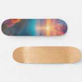 Onderwater Zonsondergang Tropisch 1 Persoonlijk Skateboard (Horizontaal)