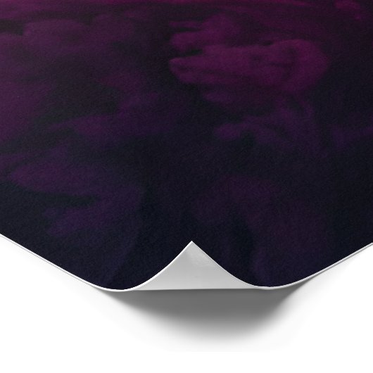 Onderwater Zonsondergang Tropisch 1 Poster (Hoek)