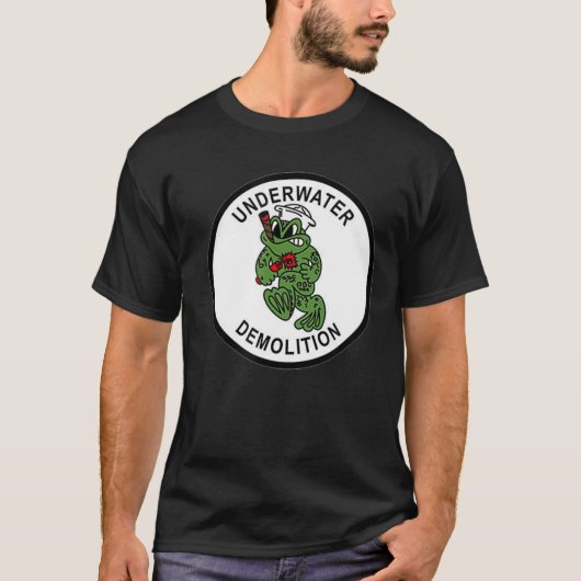 Onderwaterafbraakteams Kikkervisjes WW2 T-shirt (Voorkant)