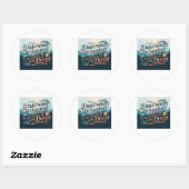 Onderwaterarcheologie  ronde sticker (Vel)