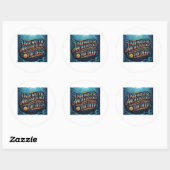 onderwaterarcheologie ronde sticker (Vel)