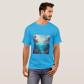 Onderwaterbeeld van Golf van Amerika T-shirt (Voorkant volledig)