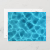 onderwaterbijtende patroonstructuur briefkaart (Voorkant / Achterkant)