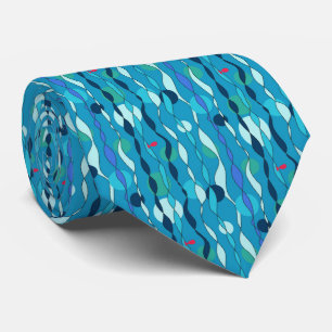 Onderwaterblauw stropdas