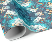 Onderwaterbomen Cadeaupapier (Rol Hoek)