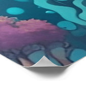 Onderwaterbomen Poster (Hoek)