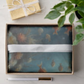 Onderwaterdecoupage van zeeschildpad tissuepapier (Geschenk)