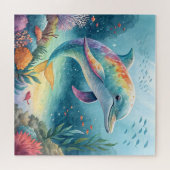 onderwaterdolfijn legpuzzel (Horizontaal)