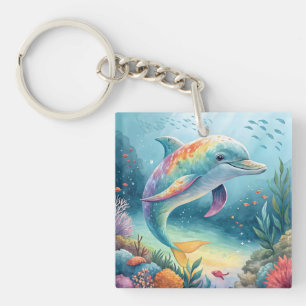 onderwaterdolfijn sleutelhanger