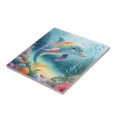 onderwaterdolfijn tegeltje (Zijkant)