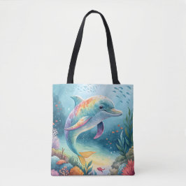 onderwaterdolfijn tote bag