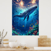 onderwaterecosysteem poster (Keuken)