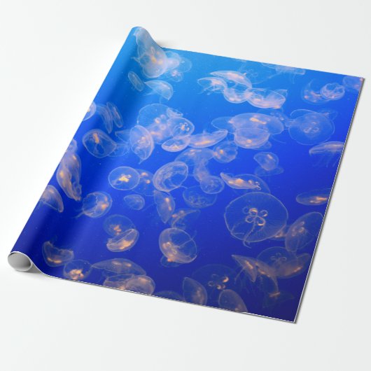 ONDERWATERFOTO VAN JELLYFISH CADEAUPAPIER (Uitgerold)