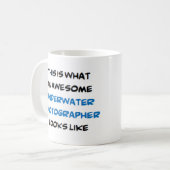 onderwaterfotograaf, geweldige koffiemok (Voorkant links)