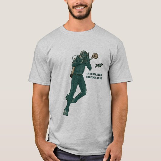  onderwaterfotografie Scuba Diver T-shirt (Voorkant)