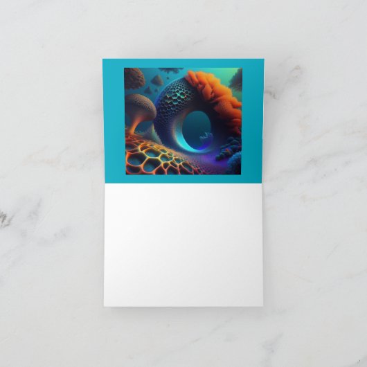 onderwaterfractaal landschap (Binnen)