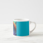 onderwaterfractaal landschap espresso kop (Rechts)