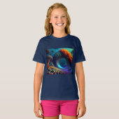 onderwaterfractaal landschap t-shirt (Voorkant volledig)
