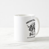 Onderwatergevaar Grappige Octopus  Koffiemok (Voorkant rechts)