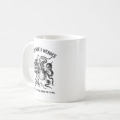 Onderwatergevaar Grappige Octopus  Koffiemok (Voorkant links)