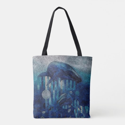 onderwaterkoningin tote bag (Achterkant)