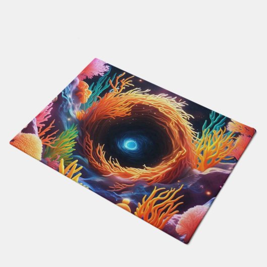 onderwaterkoraalvortex deurmat (Schuin)