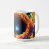 onderwaterkoraalvortex koffiemok (Voorkant rechts)