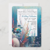 Onderwaterkunst van vis en koraal in acryl kaart (Voorkant)