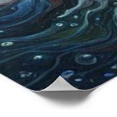 Onderwaterkunst van vis en koraal in acryl poster (Hoek)