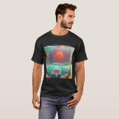 Onderwaterkwal en -vis t-shirt (Voorkant volledig)